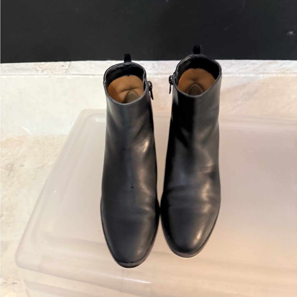 Coach Black Leather Boots